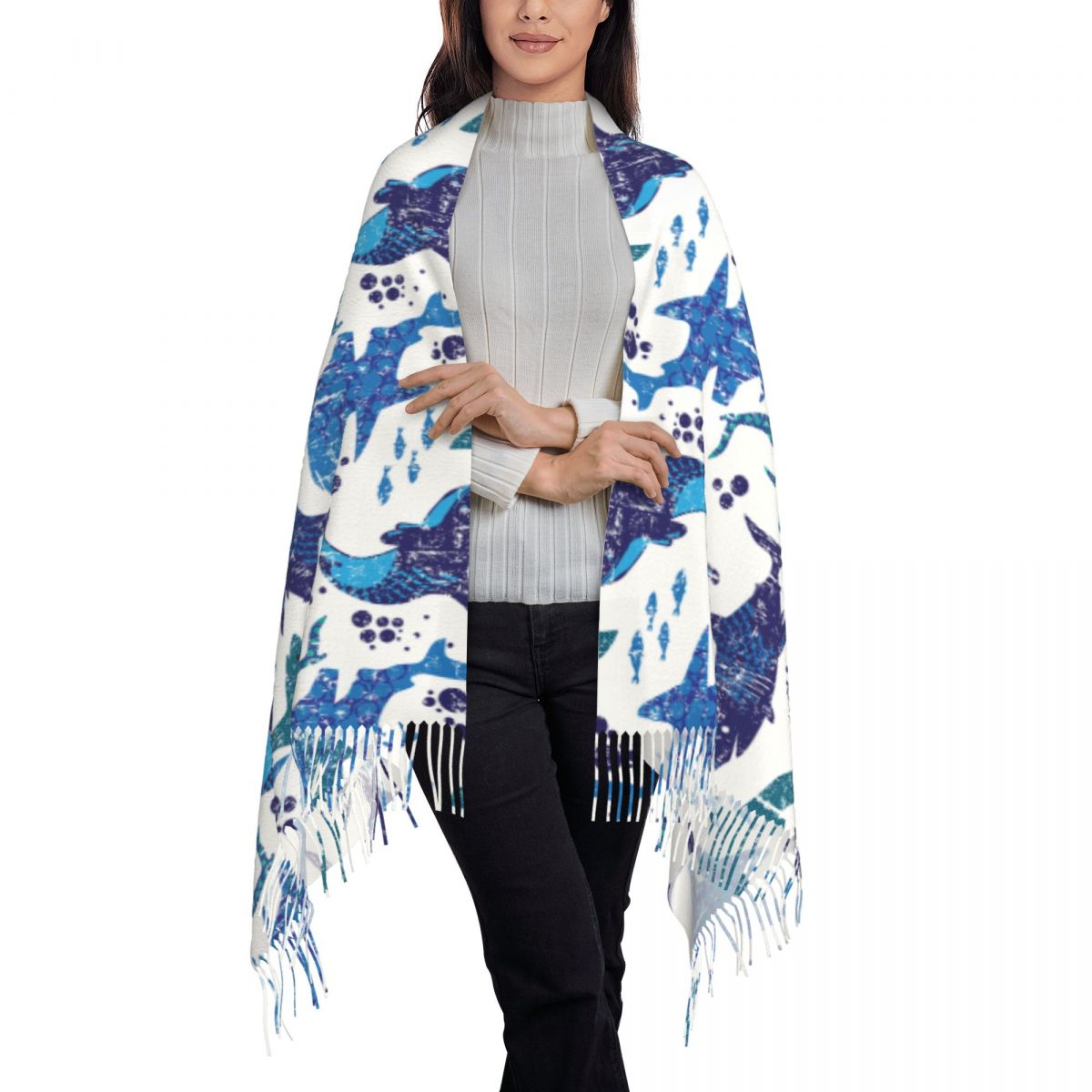 Shark Underwater World Ocean S - Pashmina Wrap Large review and price