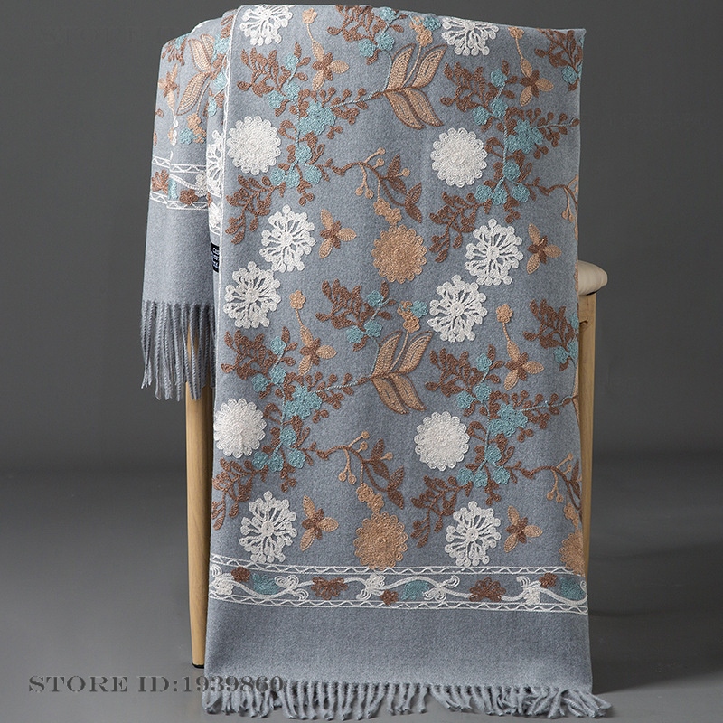 Women's Cashmere Pashmina Scar - Woven Scarf Blanket review and price
