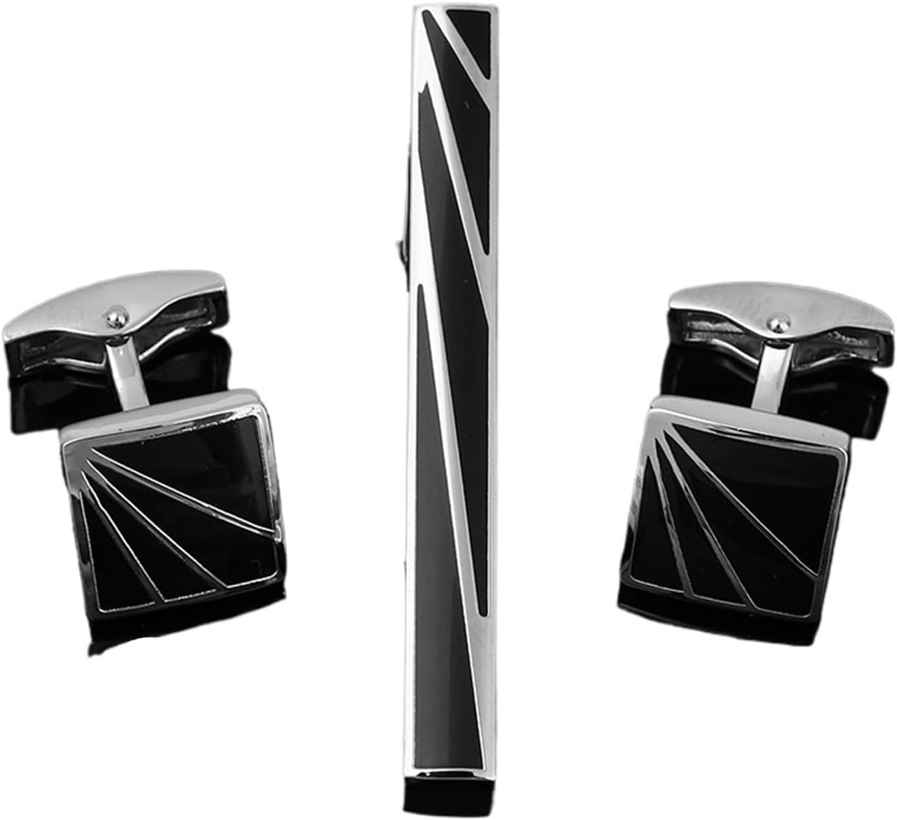 2 Sets,Mens Ties Clip Cufflink - Tie Bar Set Gift review and price