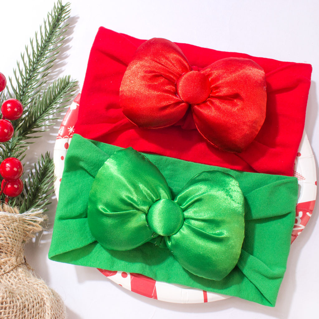 Cute 3D Satin Bow Baby Girls H - Head Wrap Turban review and price