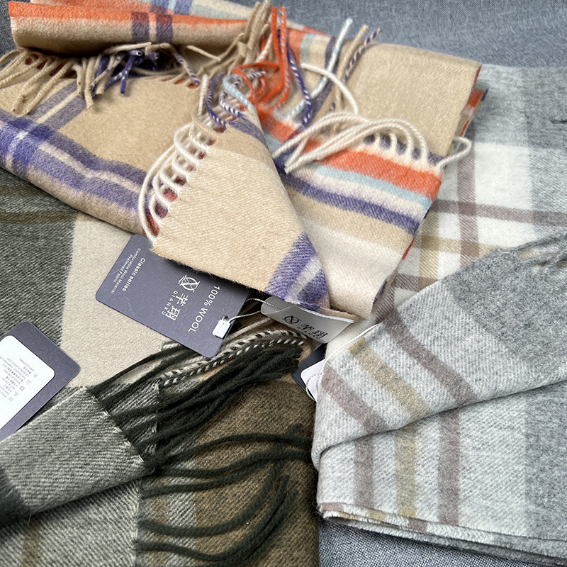 High Quality 100% Wool Scarf W - Muffler Men Wool review and price
