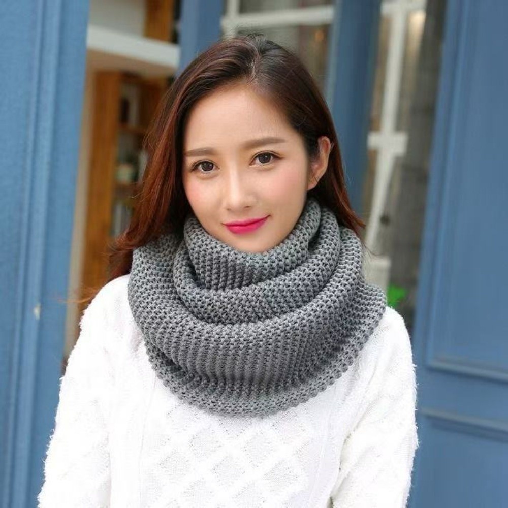 Solid Color Infinity Loop Scar - Infinity Scarf Knit review and price