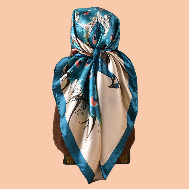 1PC Ladies Large Square Scarf  - Scarf Silk Square review and price