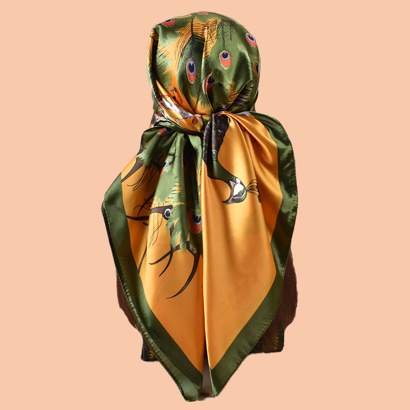 1PC Ladies Large Square Scarf  - Scarf Silk Square review and price
